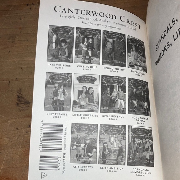 Canterwood Crest Book by Jessica Burkhart - scandals, rumors, lies - Picture 5 of 14